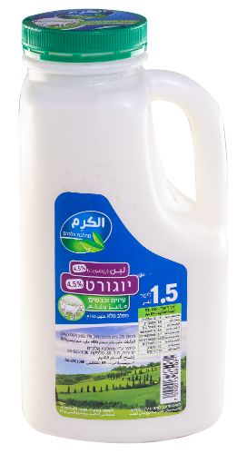 יוגורט 1.5 ליטר - טעמי השוק